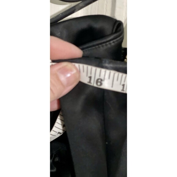 White House Black Market Dress Womens Satin Ruffled Strapless Dress Size 6 - Picture 4 of 9